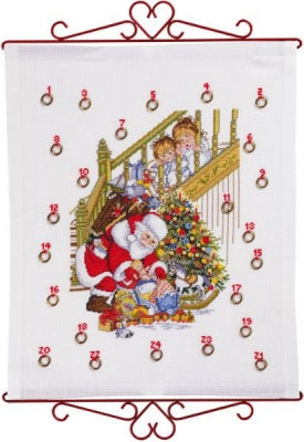 Santa with Children  Advent Calendar Bellpull / Eva Rosenstand