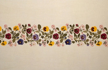 Pansy/Apple Blossom Table Cloth / Eva Rosenstand