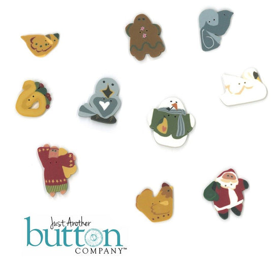 Twelve Days set (includes free chart) / Just Another Button Company