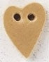 Small Old Gold Folk Heart With Matte Finish / 86376 WI / Mill Hill