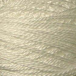 White / 8VAS3 Pearl Cotton Size 8 Balls