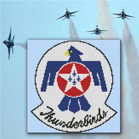 Thunderbirds Air Force Emblem / PinoyStitch