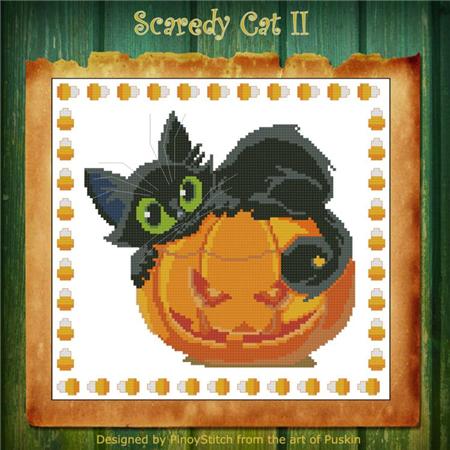 Scaredy Cat Halloween II / PinoyStitch