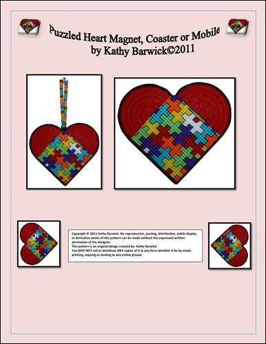 Puzzled Hearts / KathyBarwickDesign
