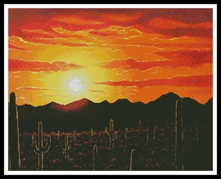 Arizona Sunset - #11194-MB / Artecy Cross Stitch