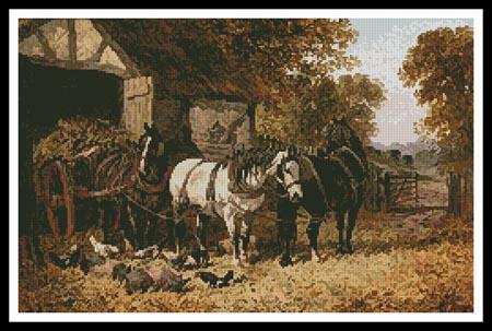 The Hay Cart - #11237 / Artecy Cross Stitch