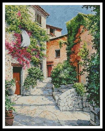 In the Alpes-Maritimes Provence - #11272-PFLD / Artecy Cross Stitch