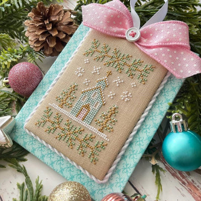 Christmas Church (3/12) - Pastel Collection Ornaments / Country Cottage Needleworks