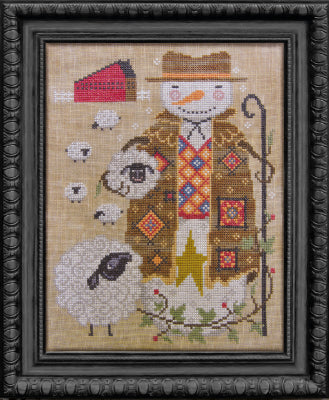 The Shepherd (3/12) - The Snowman Collector Series / Cottage Garden Samplings