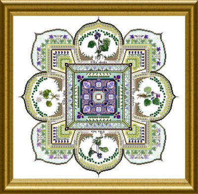 The Violet Patch Mandala / Châtelaine Designs