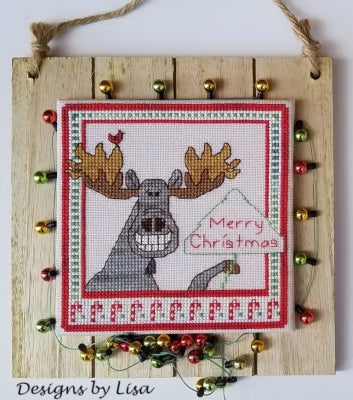 Christmas Moose Greetings / Designs by Lisa
