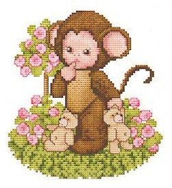 Monkey Baby In The Rosegarden / Ellen Maurer-Stroh