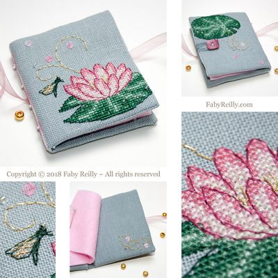 Pink Lotus Needlebook / Faby Reilly Designs