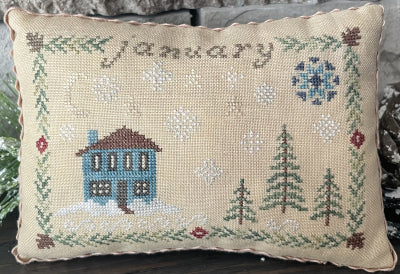 January Cottage / From The Heart Needleart