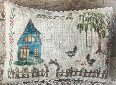 March Cottage / From The Heart Needleart
