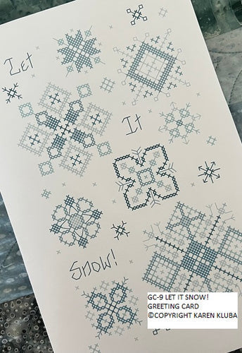 Let It Snow!---Greeting Card / Rosewood Manor