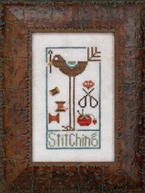 Wee One: Stitching Bird / Heart In Hand Needleart