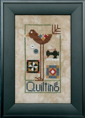 Wee One: Quilting Bird / Heart In Hand Needleart