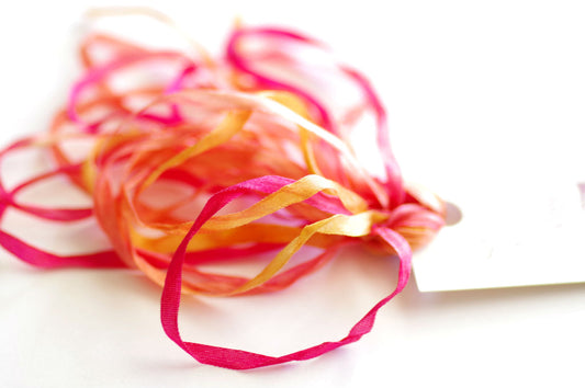 Peach Melba / Silk Ribbons