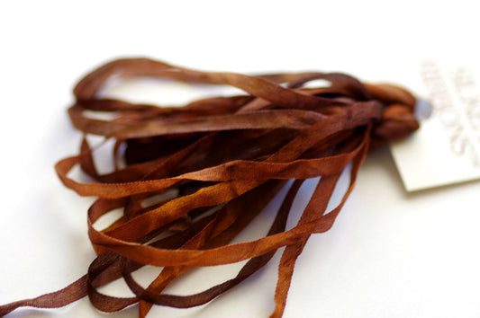 Chocolate Caramel / Silk Ribbons
