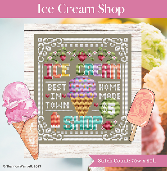 Ice Cream Shop / Shannon Christine Designs
