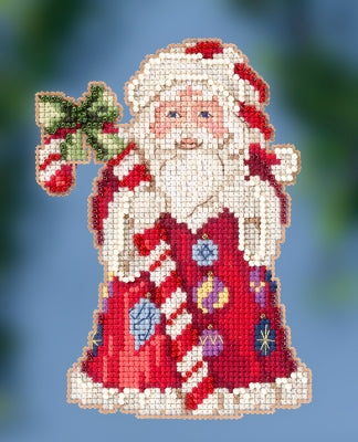 Candy Cane Santa (2020)  - Christmas / Jim Shore - Mill Hill