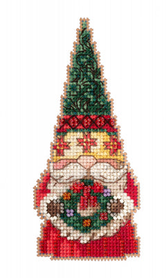 Gnome With Wreath (2022)  - Christmas / Jim Shore - Mill Hill