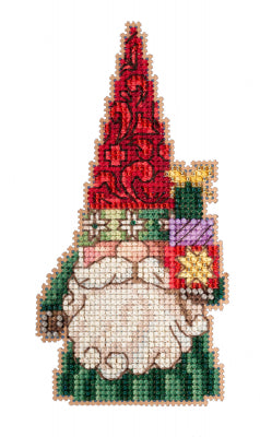 Gnome Holding Gifts (2022)  - Christmas / Jim Shore - Mill Hill