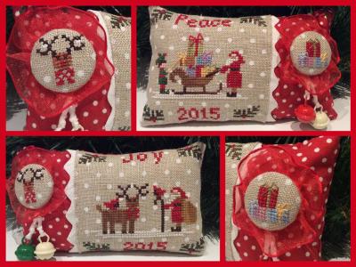 Christmas 2015 Ornaments 'Joy & Peace' / Mani di Donna