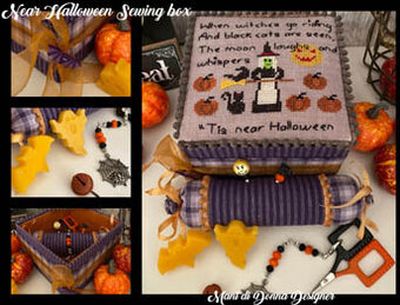Near Halloween Sewing Box / Mani di Donna