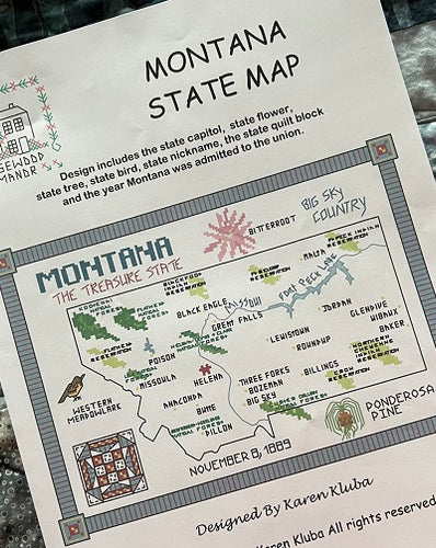 Montana State Map / Rosewood Manor