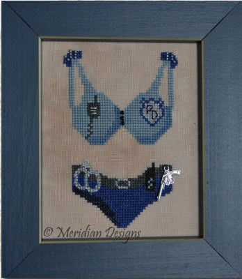 Teenie Weenie Bikini - Peace Officer (chart & charm) / Meridian Designs