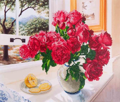 Roses by Window / Diamond Dotz