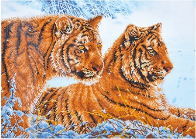 Tigers in the Snow / Diamond Dotz