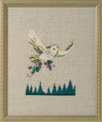 Winter Owl  Holiday in the Forest  / Nora Corbett