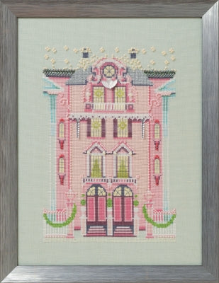 The Pink Edwardian House  Holiday Village / Nora Corbett
