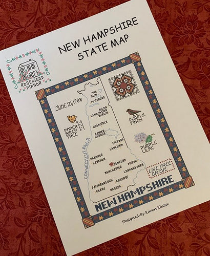 New Hampshire State Map / Rosewood Manor