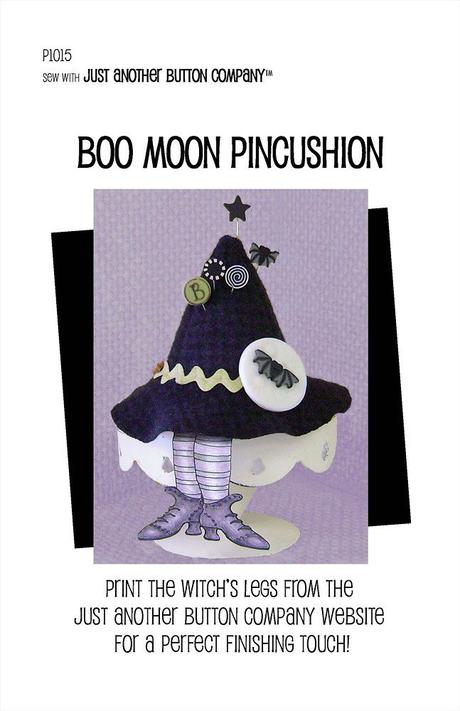 Boo Moon Pincushion / Just Another Button Company