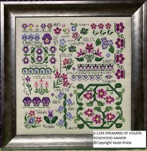 Dreaming of Violets / Rosewood Manor / Pattern