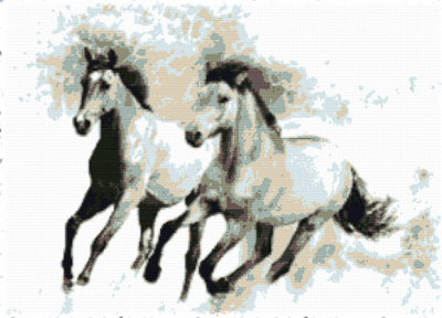 Caballos Corriendo - Horses Running / Ronnie Rowe Designs