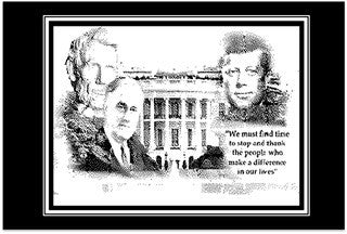 The White House - Pen and Ink Series / Ronnie Rowe Designs