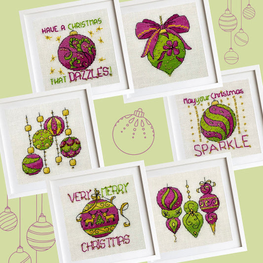 Raspberry & Lime mini patterns (set of 6) / Faby Reilly Designs / Pattern