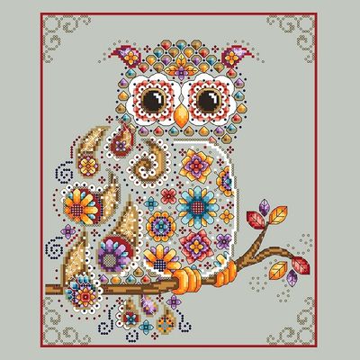 Paisley Owl / Shannon Christine Designs