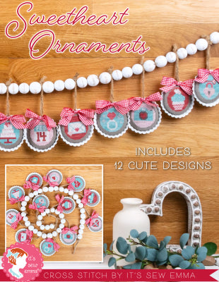 Sweetheart Ornaments (12 designs) / It's Sew Emma