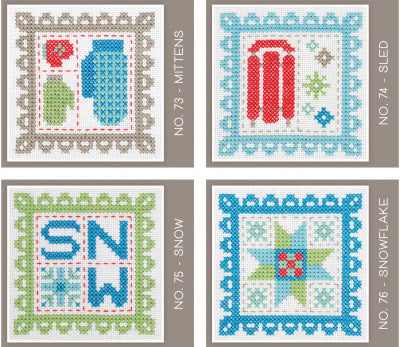 Stitch Cards - Set S (4 designs) / It's Sew Emma