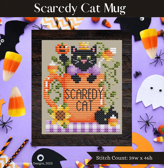 Scaredy Cat Mug / Shannon Christine Designs