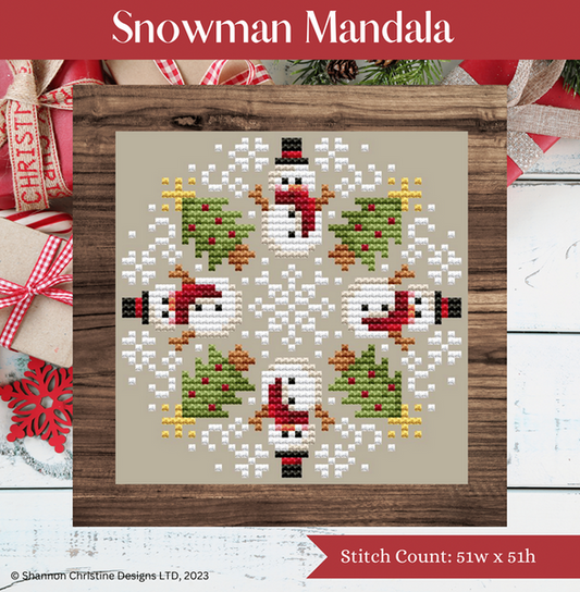 Snowman Mandala / Shannon Christine Designs