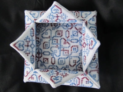 Cross Stitch Lotus Box / Terri Bay Needlework Designs