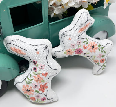 Spring Rabbit Pillows  (2 designs) / The Tiny Modernist