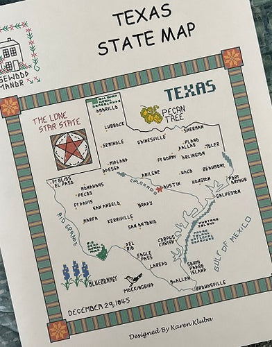 Texas State Map / Rosewood Manor